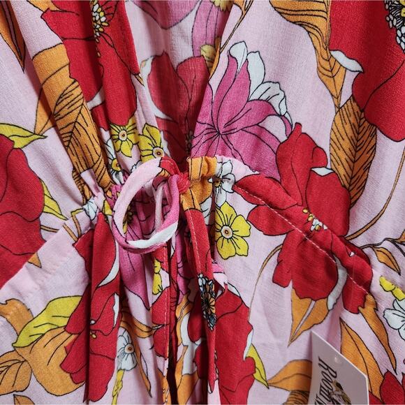NWT Floral Retro Cover-Up, Large - Picture 5 of 9